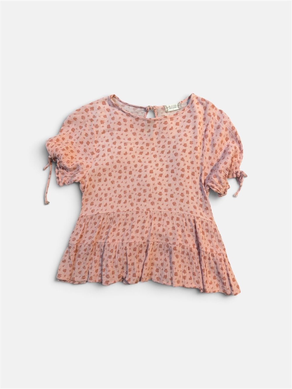 Altar’d state sz S pink floral blouse